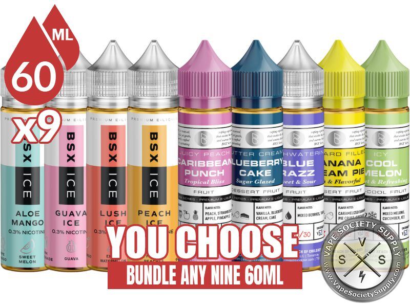 Glas BSX Vapor Bundle 9 60ml (540ml)