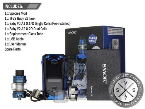 SMOK SPECIES 230W AND TFV8 BABY V2 STARTER KIT