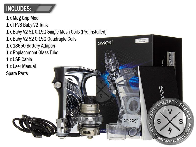 SMOK Mag Grip & TFV 8 Baby V2 Starter Kit