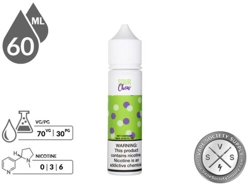Fresh Farms 60ml Sour Chew EJuice