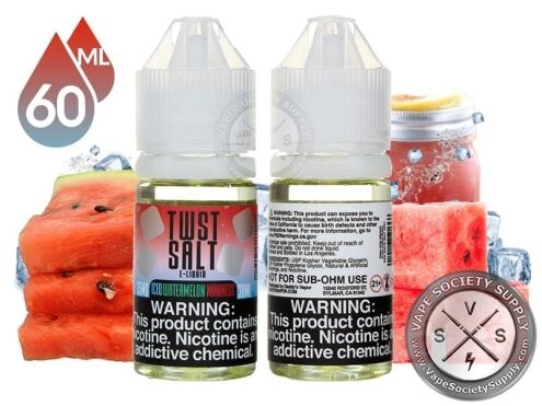 Watermelon Madness Iced by Twist Salt E-liquids 60ml