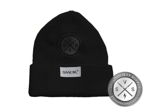 SMOK Logo Solid Beanie - Black