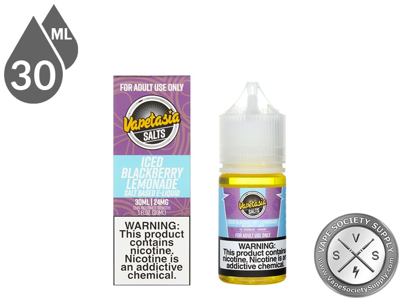 Iced Vapetasia Salts 30ml Blackberry Lemonade EJuice