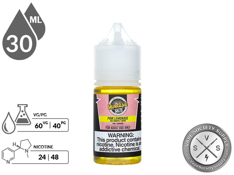 Vapetasia Salts 30ml Pink Lemonade