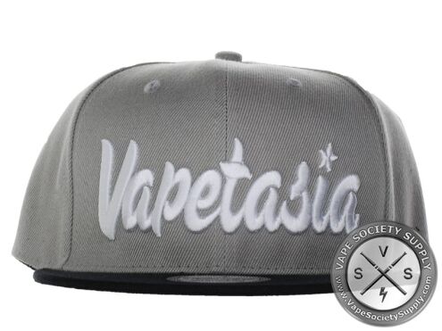 Vapetasia Snapback Cap -White Logo
