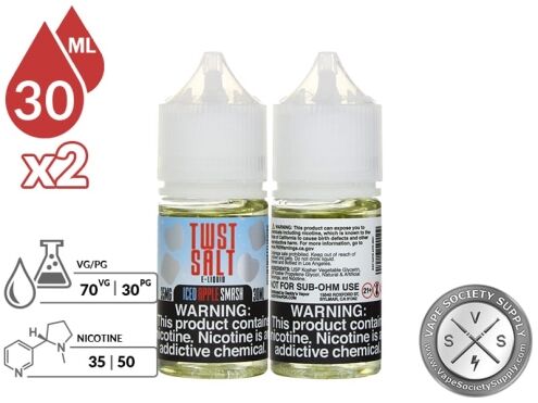 Iced Apple Smash by Twist Salt 60ml ( 2x30ml)