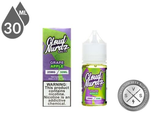 Cloud Nurdz Salts 30ml Grape Apple EJuice