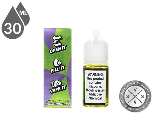 Cloud Nurdz Salts 30ml Grape Apple Vape Juice