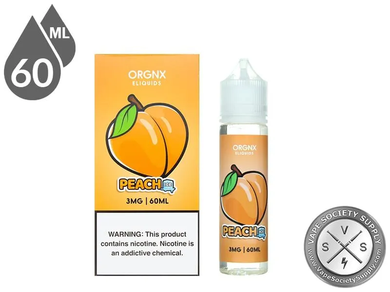 ORGNX 60ml Peach Ice E Juice