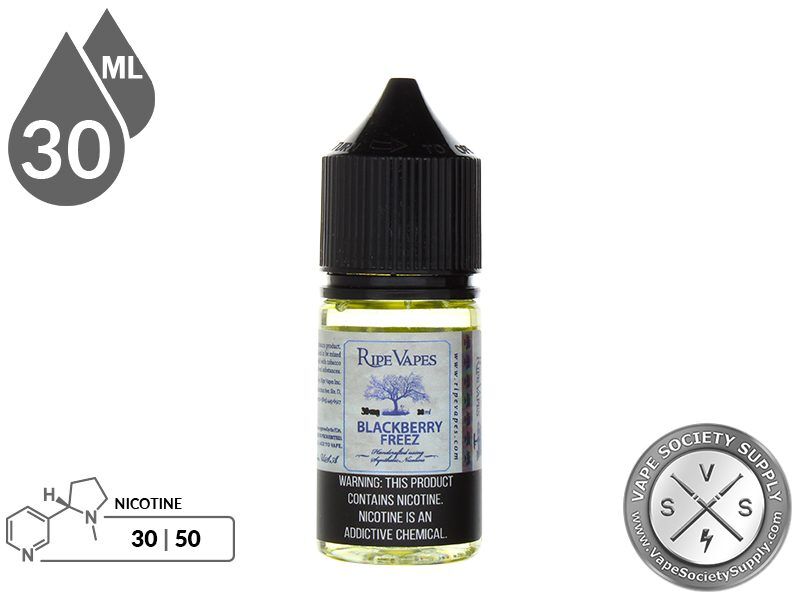 Ripe Vape Synthetic Salt 30ml Blackberry Freez EJuice
