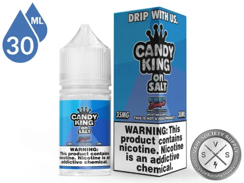 Blue Razz Bubblegum Candy King On Salt