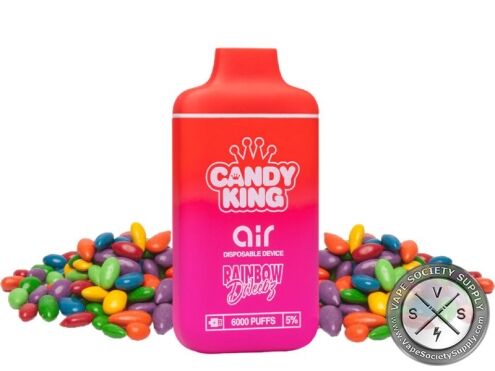 CANDY KING GOLD BAR DISPOSABLE 6000 PUFFS Rainbow Dweebs