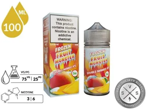 Double Mango ICE FROZEN FRUIT MONSTER LIQUIDS SYN
