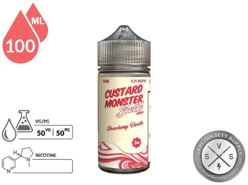 Strawberry Vanilla SWIRL CUSTARD MONSTER