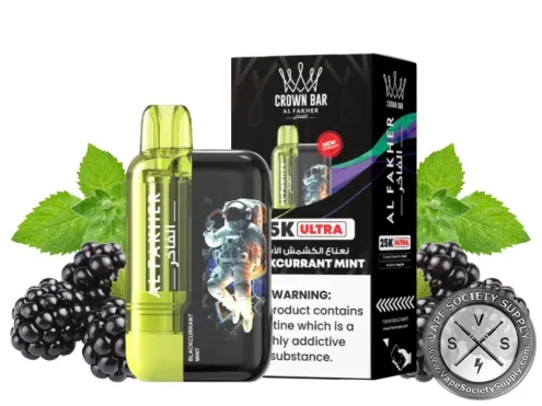 Al Fakher Crown Bar 25K Ultra Blackcurrant Mint