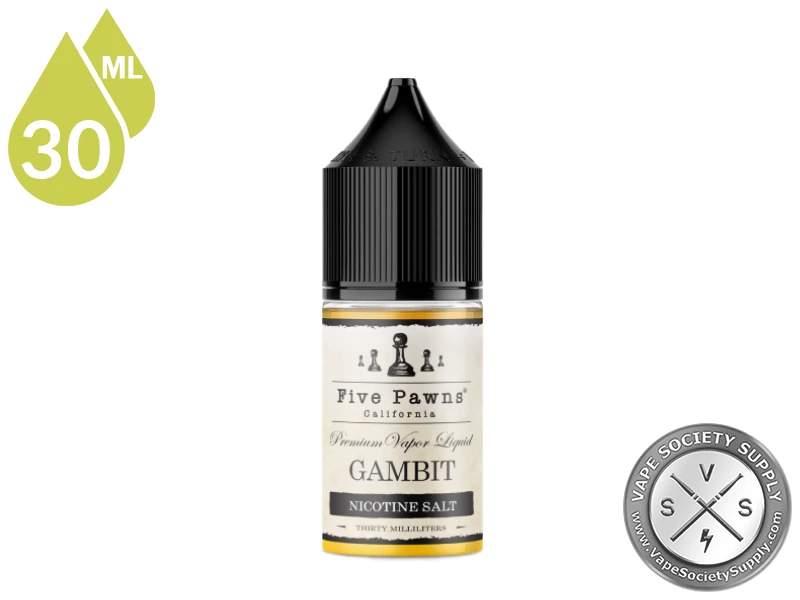 Gambit Salt nicotine salt bottle and retail packaging