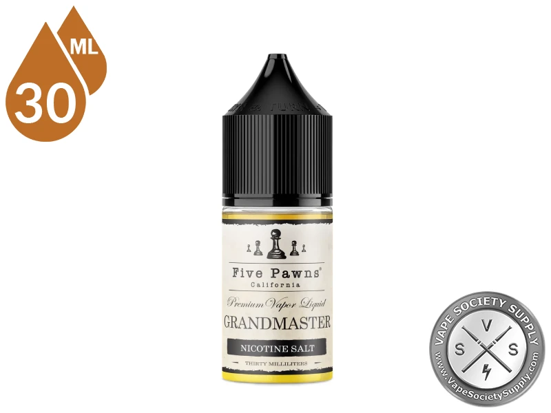Grandmaster Salt nicotine salt bottle and retail packaging