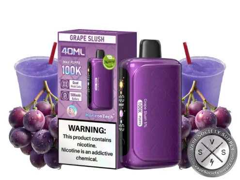 Grape slush frozen fruit flavor