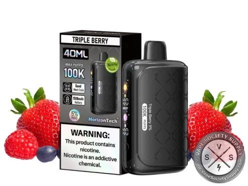 Triple berry fruit blend flavor
