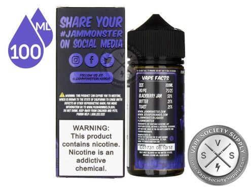 Jam Monster Blackberry Eliquid 100ml