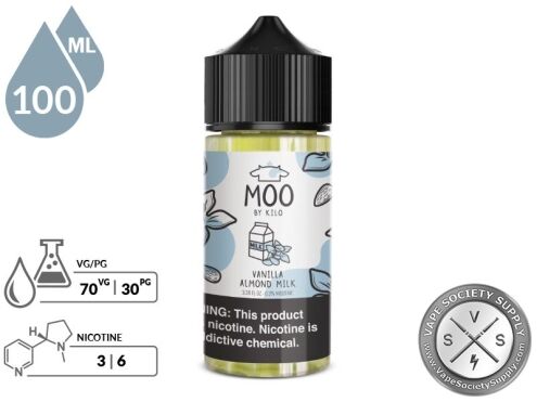 Vanilla Almond Milk By Moo E-Liquids info