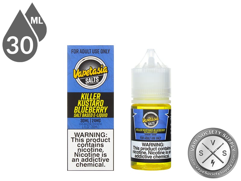 Killer Kustard Salts 30ml Blueberry E Liquids