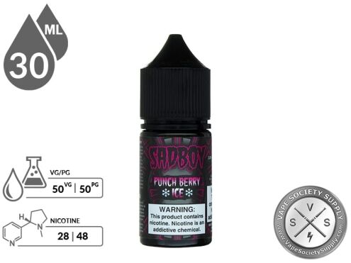 Punch Berry Ice by Sadboy Salts 30ml
