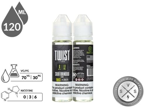 Twist 120ml Rainbow No 1 E Liquid