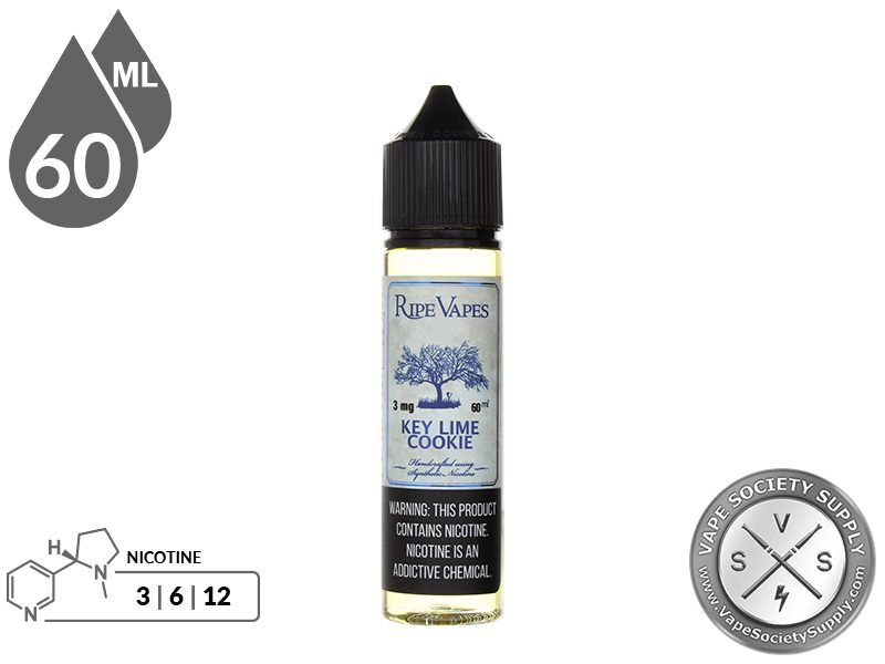 Ripe Vapes Synthetic 60ml Key Lime Cookie E Liquid