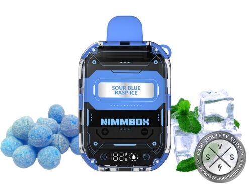 Vapengin Nimmbox 10000 Puffs Disposable Sour Blue Rasp Ice