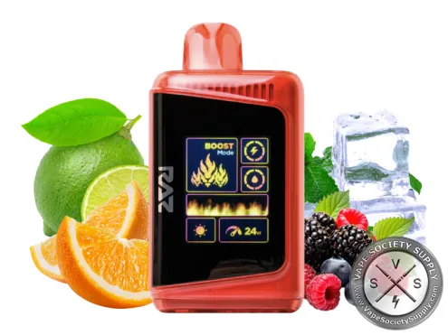 RAZ DC25000 Disposable Vape _ 25k Puffs Orange Berry Lime Ice