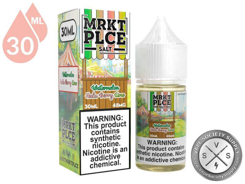 Watermelon Hula Berry Lime MRKT PLCE SALT 30ml - Image 3
