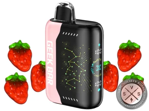 Geek Bar Pulse X 25k Disposable Strawberry B-Pop-1