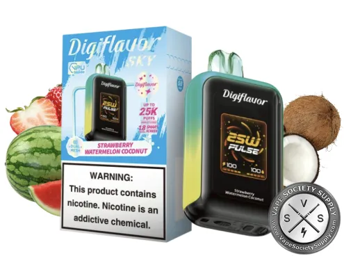DigiFlavor SKY 25k Disposable Vape _ 25k Puffs Strawberry Watermelon Coconut