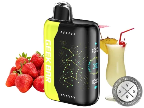 Geek Bar Pulse X Disposable Vape _ 25K Puffs Strawberry Colada-1