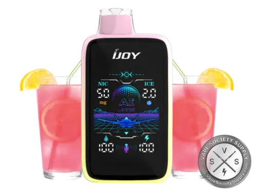 iJoy Uranus Mate 40K Puffs 20ML Disposable Device With Nic + Ice Control & AI Generating Mode Pink Lemonade