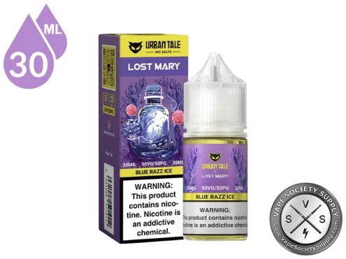Blue Razz Ice URBAN TALE x LOST MARY SALT