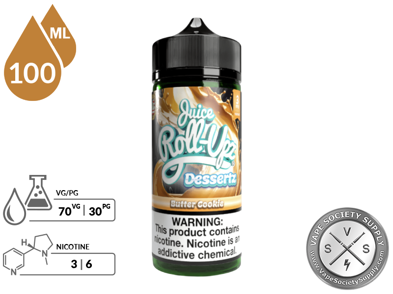 Butter Cookie JUICE ROLL UPZ DESSERTZ