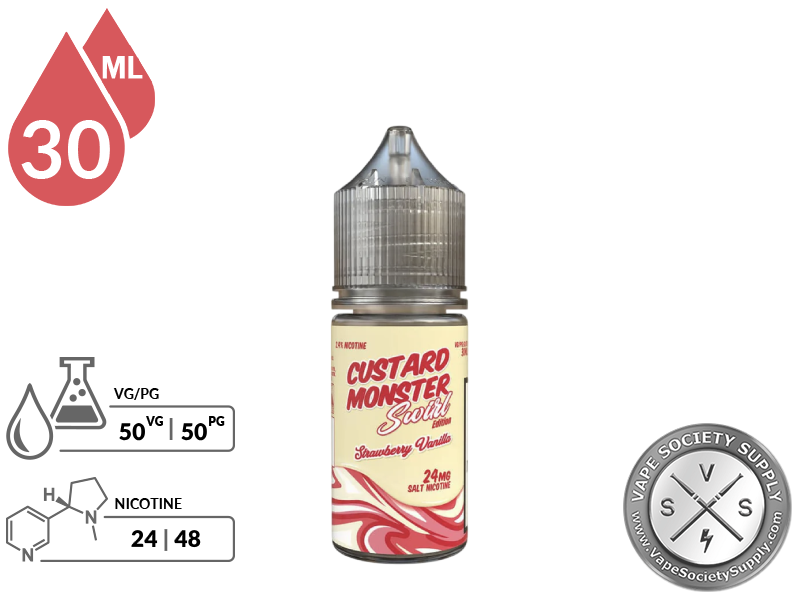 Strawberry Vanilla CUSTARD MONSTER SWIRL SALT