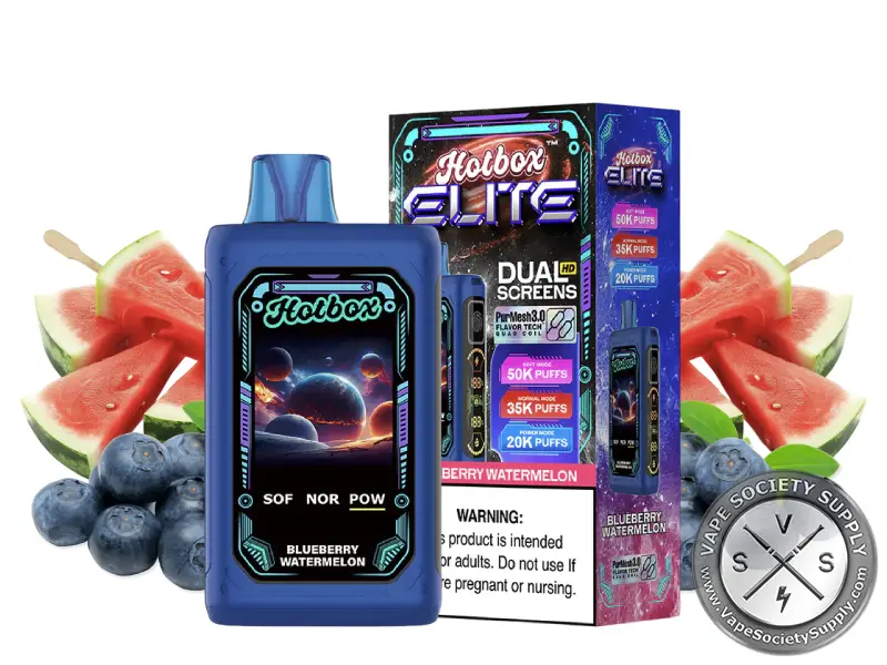 Hotbox Elite 50K Vape by Puff Brands Blueberry watermelon