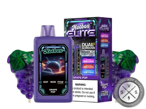 Hotbox Elite 50K Vape by Puff Brands Grape Pop