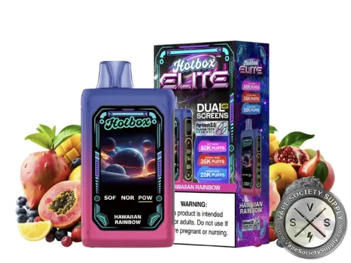 Hotbox Elite 50K Vape by Puff Brands Hawaiian Rainbow