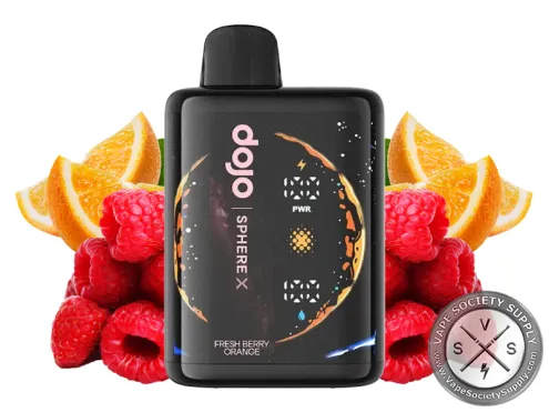 DOJO Sphere X Powered By Vaporesso 40K Puffs Fresh Berry Orange