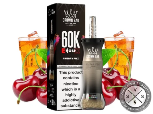 Al Fakher Crown Bar 60K E-Hose X Disposable Cherry Fizz