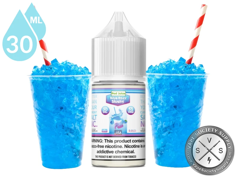 Blue Razz Slushy POD JUICE SALT