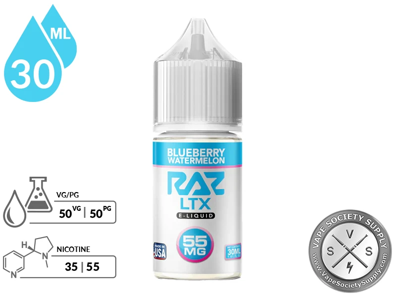Blueberry Watermelon Pod Juice x RAZ LTX Salt