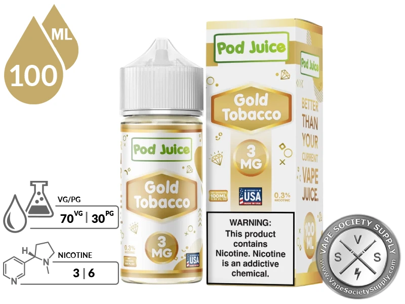Gold Tobacco POD JUICE