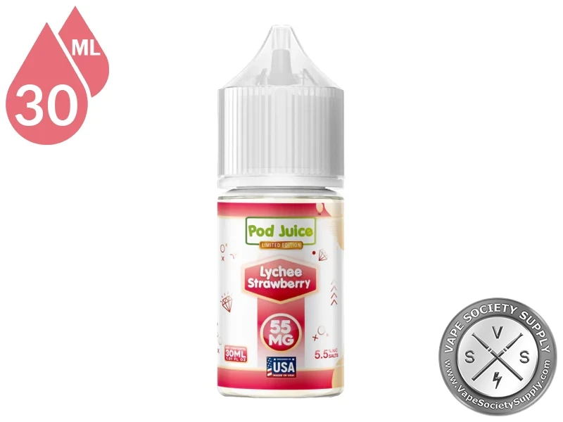 Lychee Strawberry POD JUICE SALT.webp