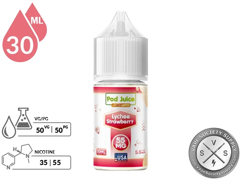 Lychee Strawberry POD JUICE SALT.webp