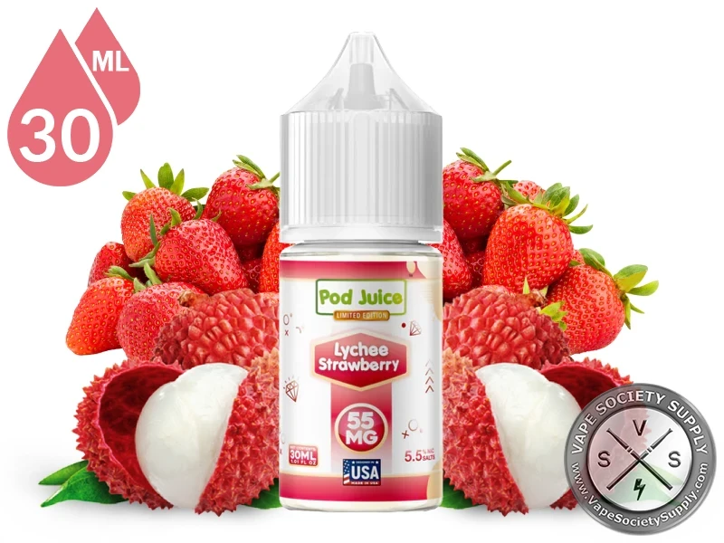 Lychee Strawberry POD JUICE SALT.webp
